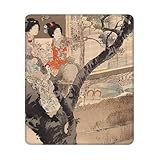 水野年方 茶の湯日々草 初座迎ひの図 マウスパッド おしゃれ 高耐久性 滑り止め 防水 Pc ラップトップ 水洗い レーザー 光学式 世界の名画 25*30cm