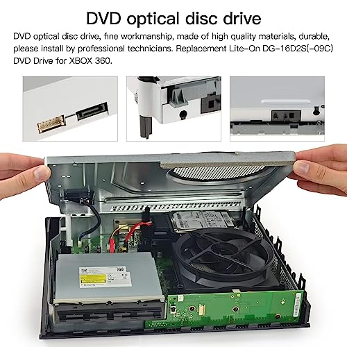 Lecteur DVD Xbox 360 Lite-On DG-16D2S - Bloc optique interne de rechange