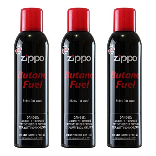 Zippo Butane Fuel 5.82 Oz (3 Pack)