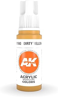 AK Interactive 3rd Gen Acrylic Dirty Yellow 17ml