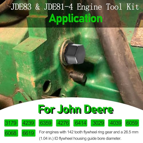Camoo JDE83 Engine Turning Tool & JDE81-4 Timing Pin Kit for John Deere 3179 4239 6359 4276 6414 3029 4039 6059 6068 6619 Engines by Camoo - Image 2