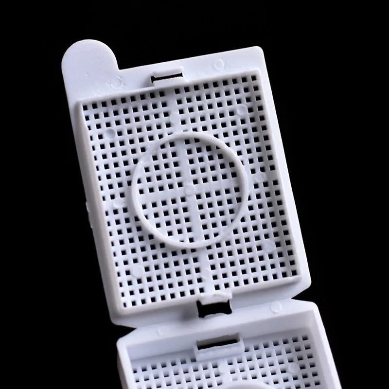 Round Hole POM Embedding Box Organization Processing Inspection Sample Organization Plastic Rectangular Grid Lid Color