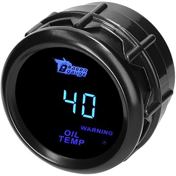 Car Oil Temperature Display 2 Inch 2in / 52 mm Oil Temp Display