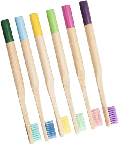 Miniatura 5 de Healifty Cepillo de dientes para adultos, 18 piezas, cepillo de dientes de madera, cepillo de dientes de bambú, cepillo de dientes de bambú, cepillo