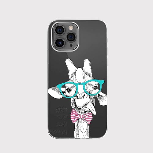 Miniatura 42 de Blingy's Funda para iPhone 13 Pro (6.1 pulgadas), lindo patrón de cerdo divertido estilo animal de dibujos animados, transparente, suave TPU funda