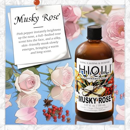HIQILI 100ML Pine Essential Oil & 150ML Musky Rose Fragrance Oil miniatura 4