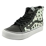 Vans SK8-HI-SLIM-ZIP - Zapatillas Altas de Encaje para Hombres y Mujeres (Unisex), Negro, 36 2/3 EU