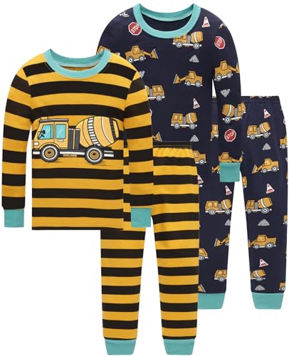 Image of Dolphin&Fish Boy Pajamas Toddler Kids Pjs Set Cotton Soft Clothes Sleepwear