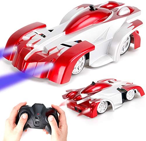 Saibit Remote Control Car, Wall Climbing Cars Dual Modes 360°Rotation Stunt RC Cars Vehicles Toys (Red)