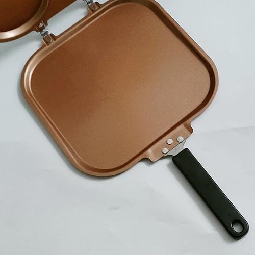 Miniatura 3 de Placa de tortilla de doble cara de 4 tazas de doble cara Placa antiadherente para panqueques plegable antiadherente para panqueques Herramientas de