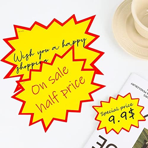 120 PCS Price Tags, Price Stickers - Blank Sales Price Label Tags for Retail Store Grocery Shop(No Sticky on The Back)