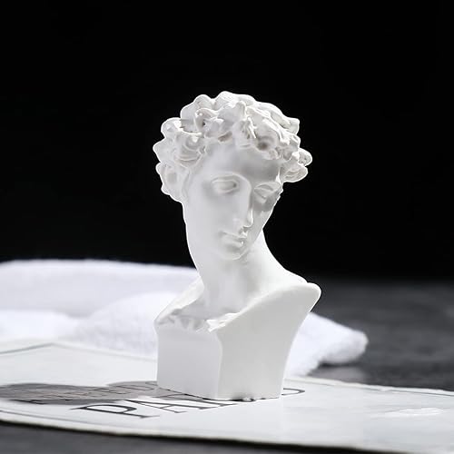 Miniatura 8 de Mozart - Mini esculturas griegas de busto de 1 pulgada de alto, figura de resina de mitología de diosa, manualidades romanas clásicas, estatuas de