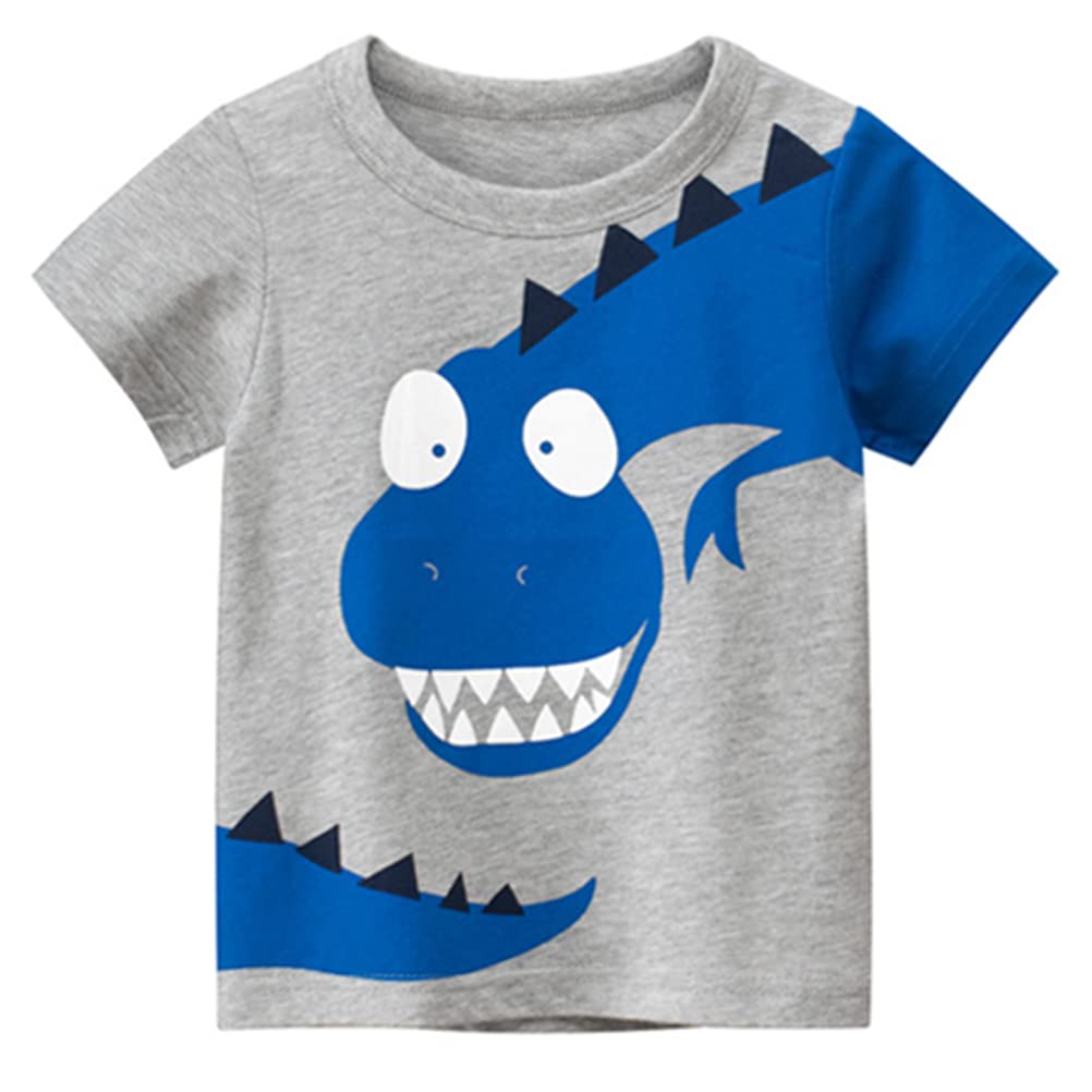 Nautysaurs Toddler Boys Short Sleeve T-Shirts Casual Bambini e Ragazzi (Pacco da 4)