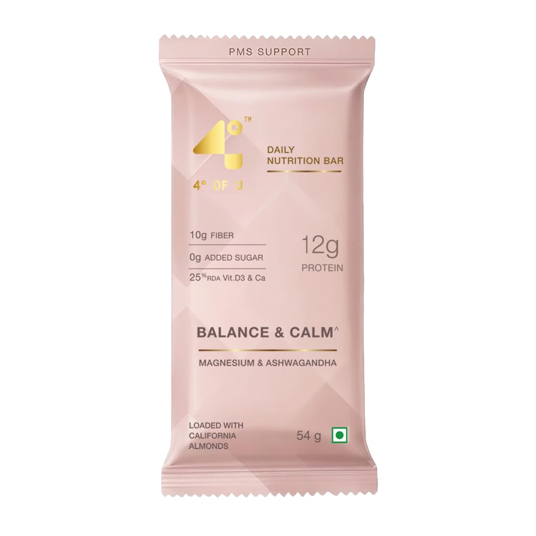 4 Degrees of U Women’s Wellness Protein Bar, Coconut | 12g Protein with No Added Sugar | 10g High Fibre, Calcium & Vitamin D3 | Pack of 1 (54g) — Amazon image 18