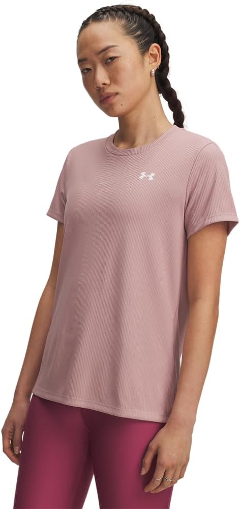 Under Armour Womens Tech Ribbed Short Sleeve Crew