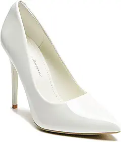 Sapato feminino de salto alto 10 cm fechado bico fino salto agulha para vestido feminino sexy sapatos de casamento