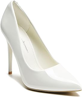 hingswink Womens High Heels 4 Inch Closed Pointed Toe Pumps Stiletto Heels for Women Dress Sexy Wedding Pumps