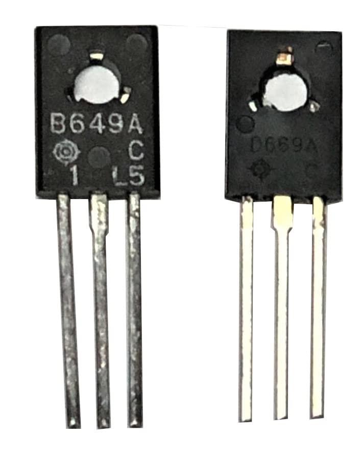 2SB649A 2SD669A B649A D669A transistorA Giunzione Bipolare TO-126 - BJT PNP + NPN 100% Nuovo ed Originale