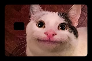 debit credit card sticker skin Beluga Cat