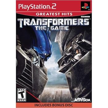 Video Game Transformers: The Game Sony PS2 Book