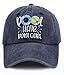 Baseball Cap - Funny Pool Stuff Accessories, Adjustable Cotton Sun Hat, Beach Summer Gifts for All, Hair Don't Care (Navy)