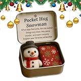 Abrazos Para Amigos: Mini Muñeco De Peluche Emocional De Recuerdo, Regalo De Abrazo De Bolsillo En Caja De Hojalata, Juguete Suave Y Cómodo Con Mensaje Sincero De Apoyo Y Cuidado | Vacaciones, Cumplea