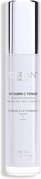 Organic Vitamin C Facial Toner with Glycolic Acid Natural Exfoliating & Revitalizing Formula with Chamomile, Witch Hazel, Papaya 130 ml