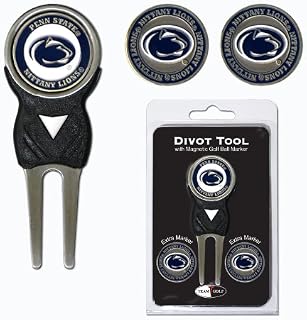 Team Golf NCAA Penn State Nittany Lions Divot Tool with 3 Golf Ball