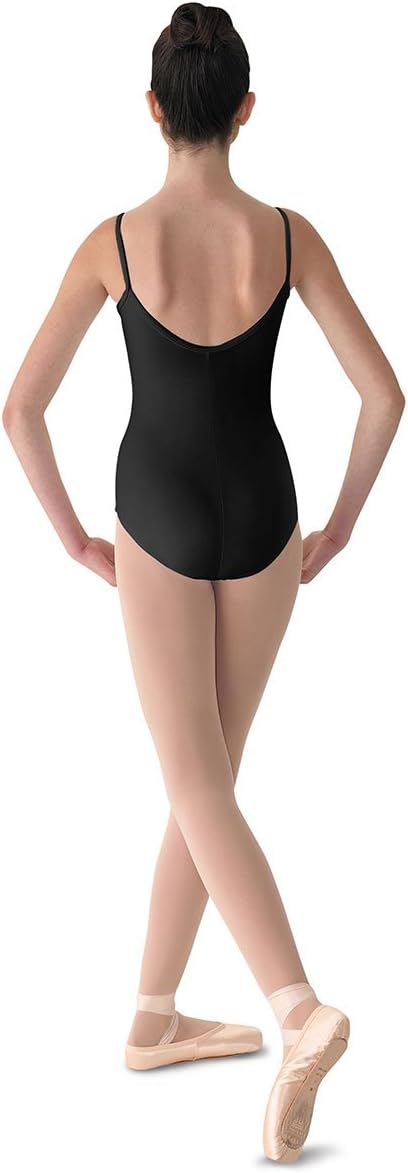 Mirella Women's Princess Seam V-Front Camisole Dance Leotard - Image 2