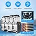 EKway Commercial Slushy Machine, 4x3.2 Gallons（231 Cup）Quadruple Tank Margarita Frozen drink Maker Machine,1500W 110V Commercial Slushie Machine for Restaurant Cafe Bar Party Large Events