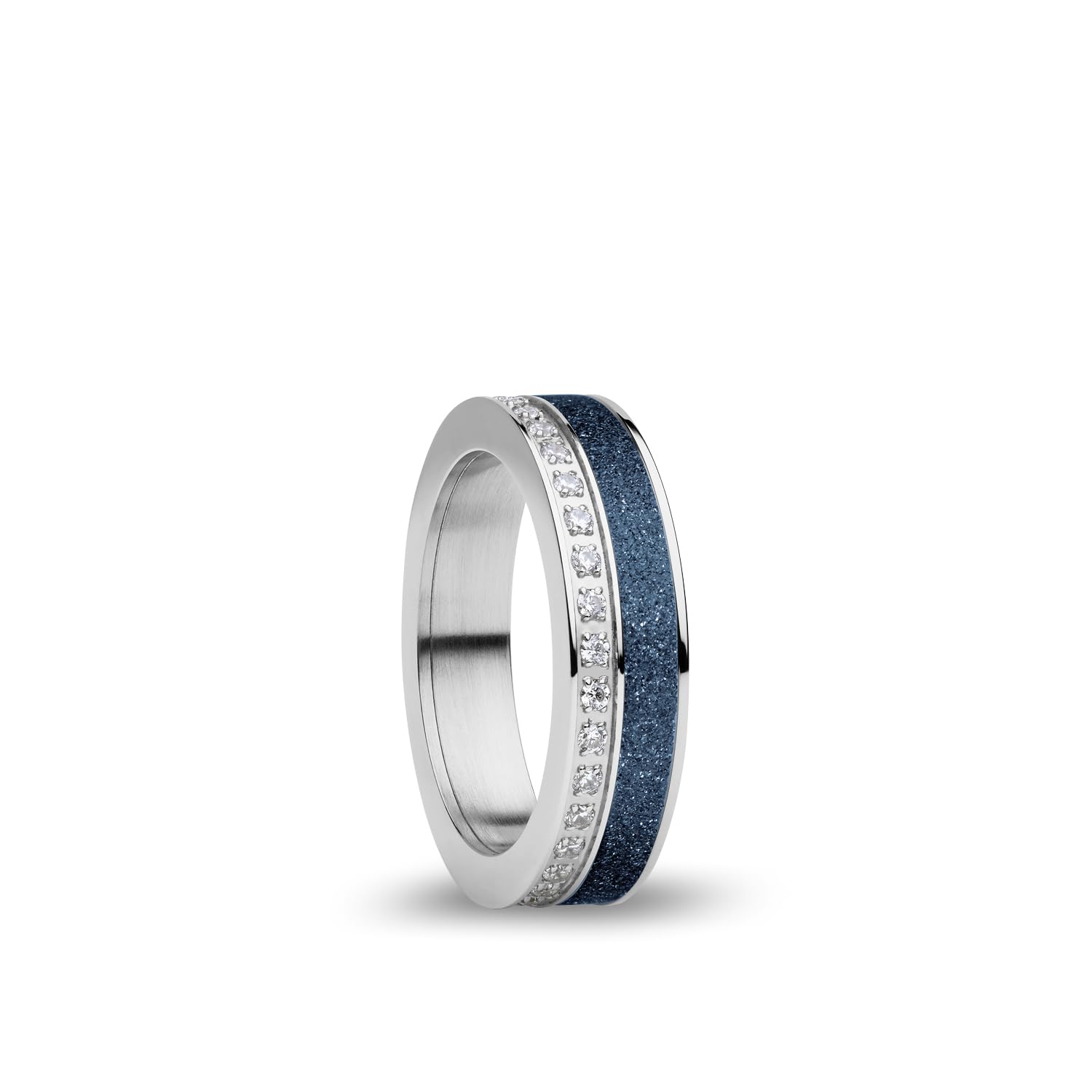 BERING Damen Ring in glänzendem silber - Arctic Symphony Collection aus Edelstahl - Itter