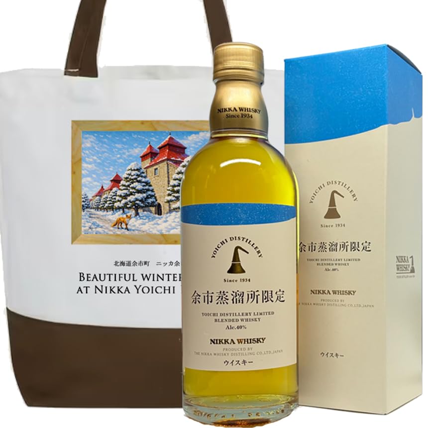 希少　ニッカウイスキー　余市蒸留所限定　500ml×4本 おまけ付き 楽天市場】余市蒸溜所限定 ブレンデッドウイスキー 40度 500ml （箱