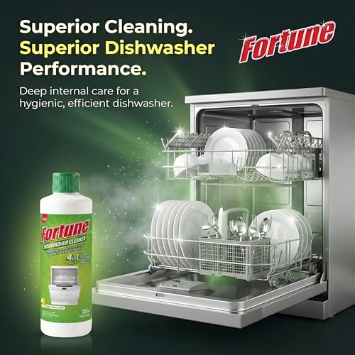Image of Fortune Appliance Cleaner & Descaler Liquid | Removes Limescale, Odour & Residue | Safe for Dishwasher & Washing Machine | 250 ml (Washing Machine cleaner)