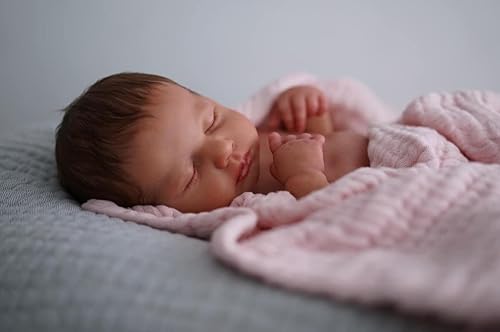 Miniatura 4 de Zero Pam Muñecas Reborn Baby Girl de 20 pulgadas, muñecas de silicona de cuerpo completo, muñeca realista recién nacida que se ve real, muñecas de
