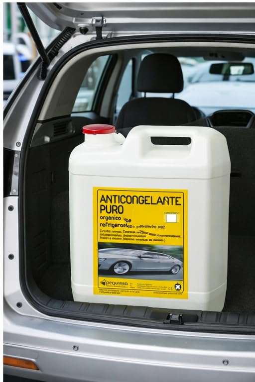 Anticongelante Puro-Concentrado Orgánico. Hasta -88ºC. Envase 30 Litros. Color Verde. Apto para circuitos cerrados/refrigeracion/calefacción. …