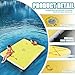 JUSTOOP Inflatable Floating Dock, Floating Island Raft, Multi-Person Inflatable Water Mat, Air Dock Platform for Lakes, Pools, and Oceans, 8FT