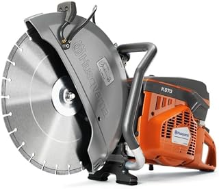 Husqvarna K970 16" Power Cutter - 6.5 HP Gas Concrete Saw for Asphalt, Masonry & Construction Cutting
