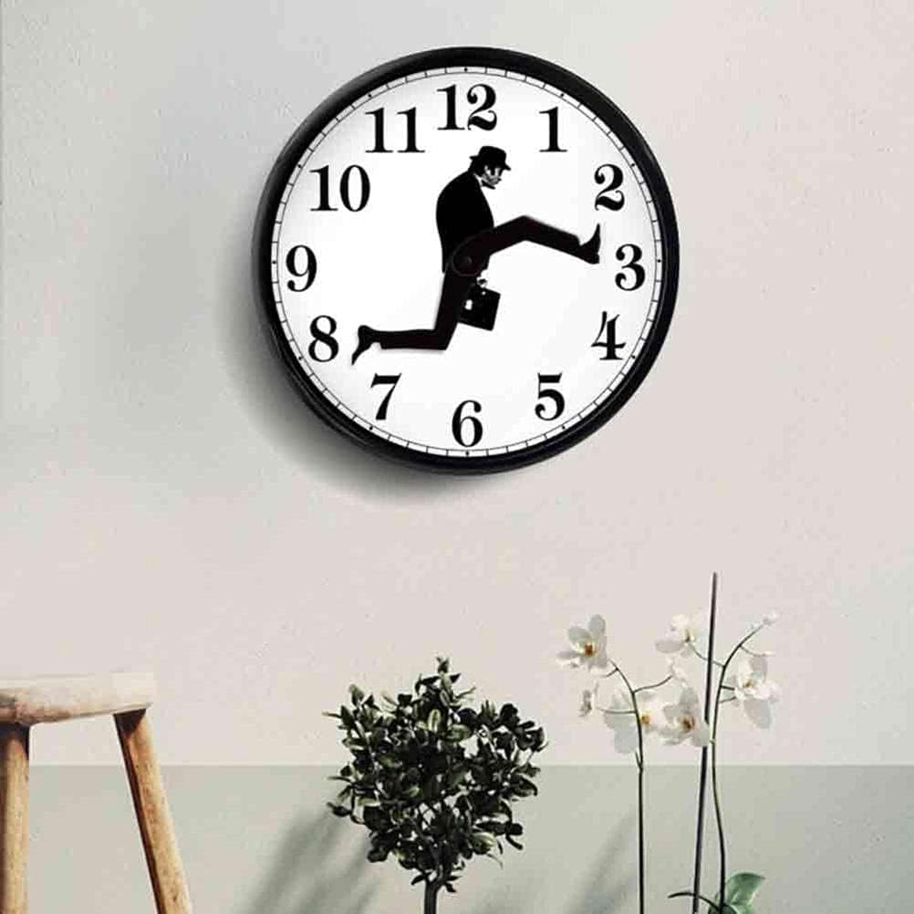 Ministry of Silly Walks Clock, Silly Walk Wall Clock, A Interesting Wall Clock for Bedroom Kitchen Living Room