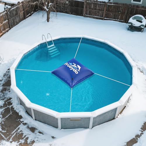 Almohadilla inflable para piscina 4x4 pies miniatura 5