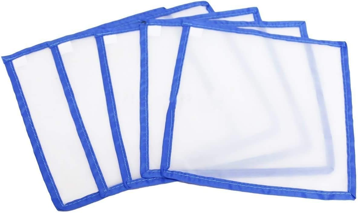 iPower set of 5 8"X8" 25 Micron Pressing Screen for Herbal Essence Hash Bubble Ice Bag & Herbal Extractions-Fast Drying Process - Amazon product rated Grade A