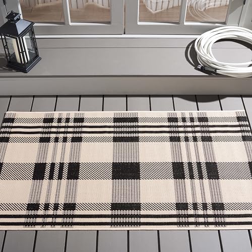 SAFAVIEH Courtyard Benjamin Indoor/Outdoor Area Rug