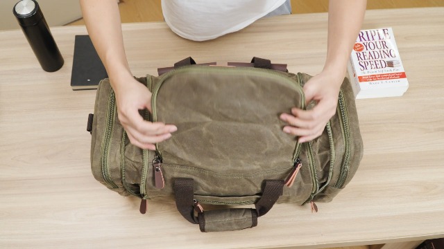 Amazon.com | Wildroad Waxed Canvas Duffle Bag - 60L Waterproof