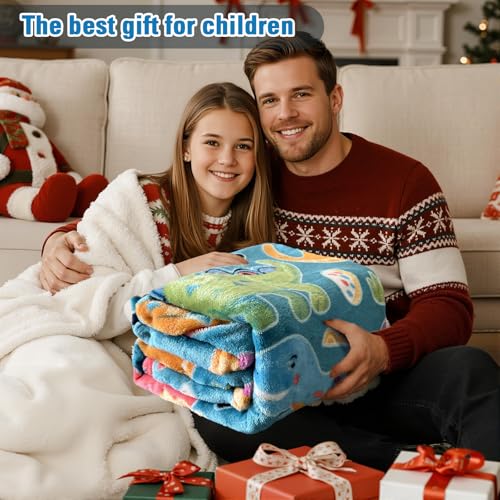 LMKLOP Glow in The Dark Dinosaur Blanket for Boys/Girls/Toddler/Baby, Cute Funny Kids Throw Blanket for Birthday/Toys, Dinosaur Gifts for Boy Age 3-12 40"x 60" by LMKLOP - Image 6