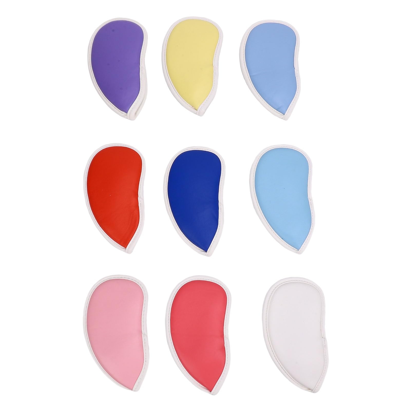Generic Juego de Fundas para Cabeza de Hierro para Palos, Fundas Protectoras de Terciopelo Suave con Bordado Elegante para Amantes del Golf