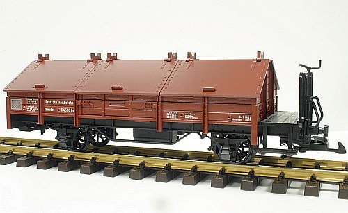 Preisvergleich Produktbild LGB 43231 Klappdeckelwagen DR