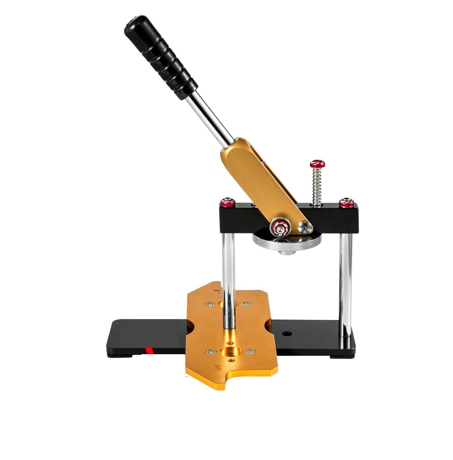 Button Maker Machine DIY Badges Maker Machine Set, Pin Press with 100 Pcs Part+Circle Cutter++Tool, 25-75MM Badge Button(75mm)