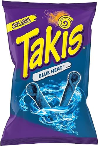 Takis Blue Heat 92,3 G Takis Azules Hot Chips Takis Caja de comida americana