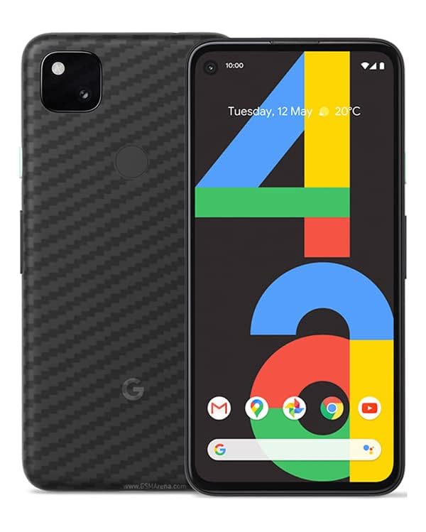 Image of Compatible with Google Pixel 4A Back Skin Sticker /Vinyl wrap /Protective Film Mobile Skin Carbon Fiber Transparent by Candeal Mizhan (only Back)