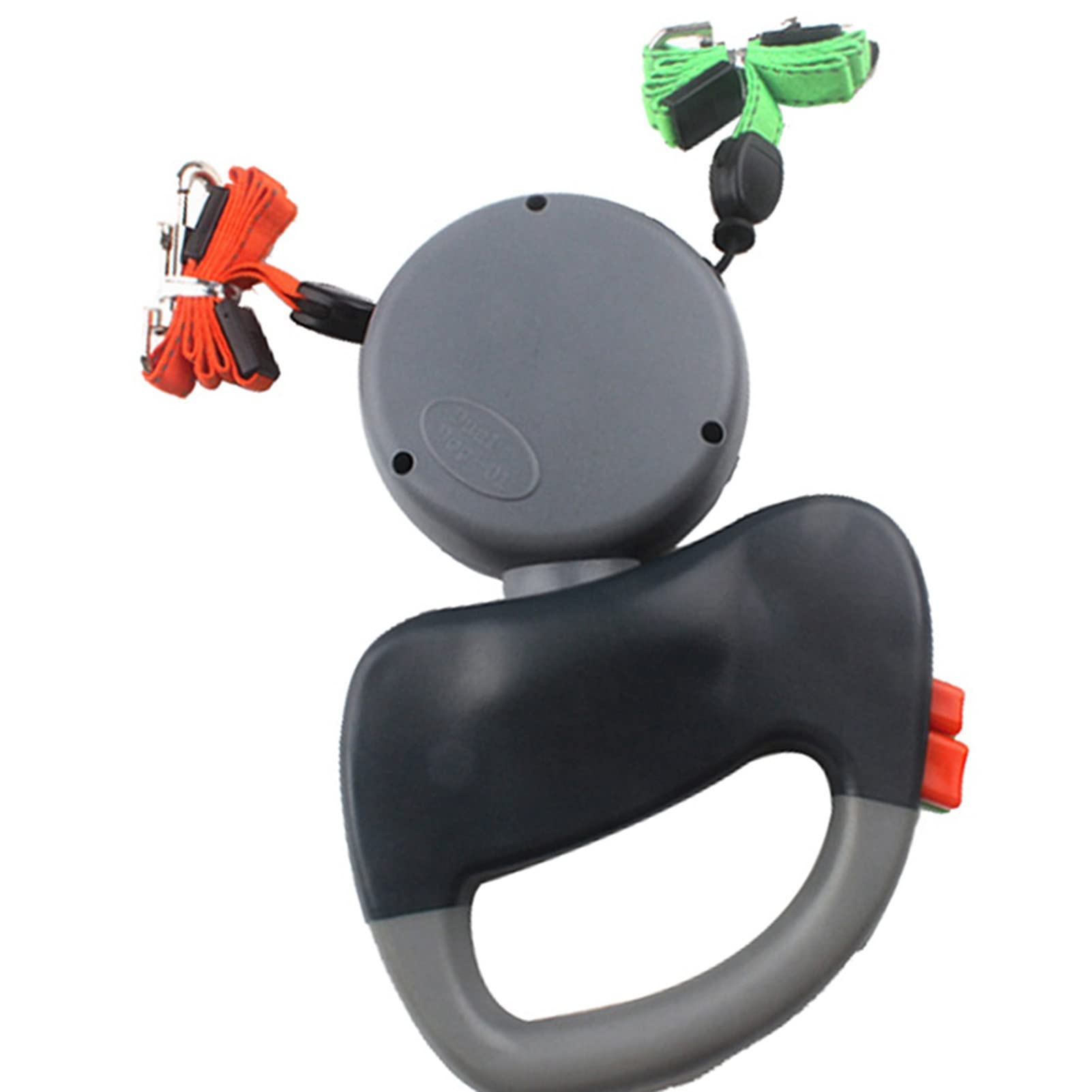 Dpofirs Laisse Rétractable Double pour Chien, Laisse Rétractable Réfléchissante pour Animaux de Compagnie, Accessoire de Laisse de Traction pour la Marche des Chiens, pour Promener Deux