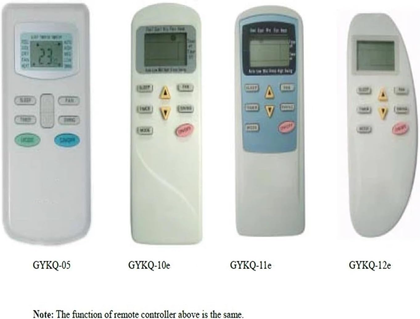 AC Remote Control GYKQ-05 GYKQ-03 GYKQ-10E GYKQ-11E GYKQ-12E for Air Conditioner